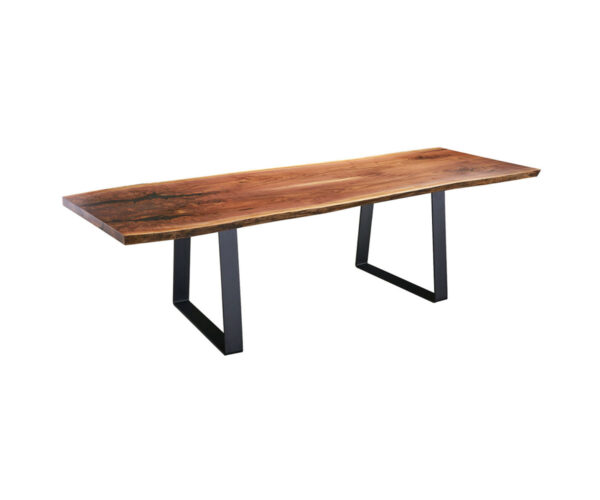 Walnut Bookmatch Dining Table