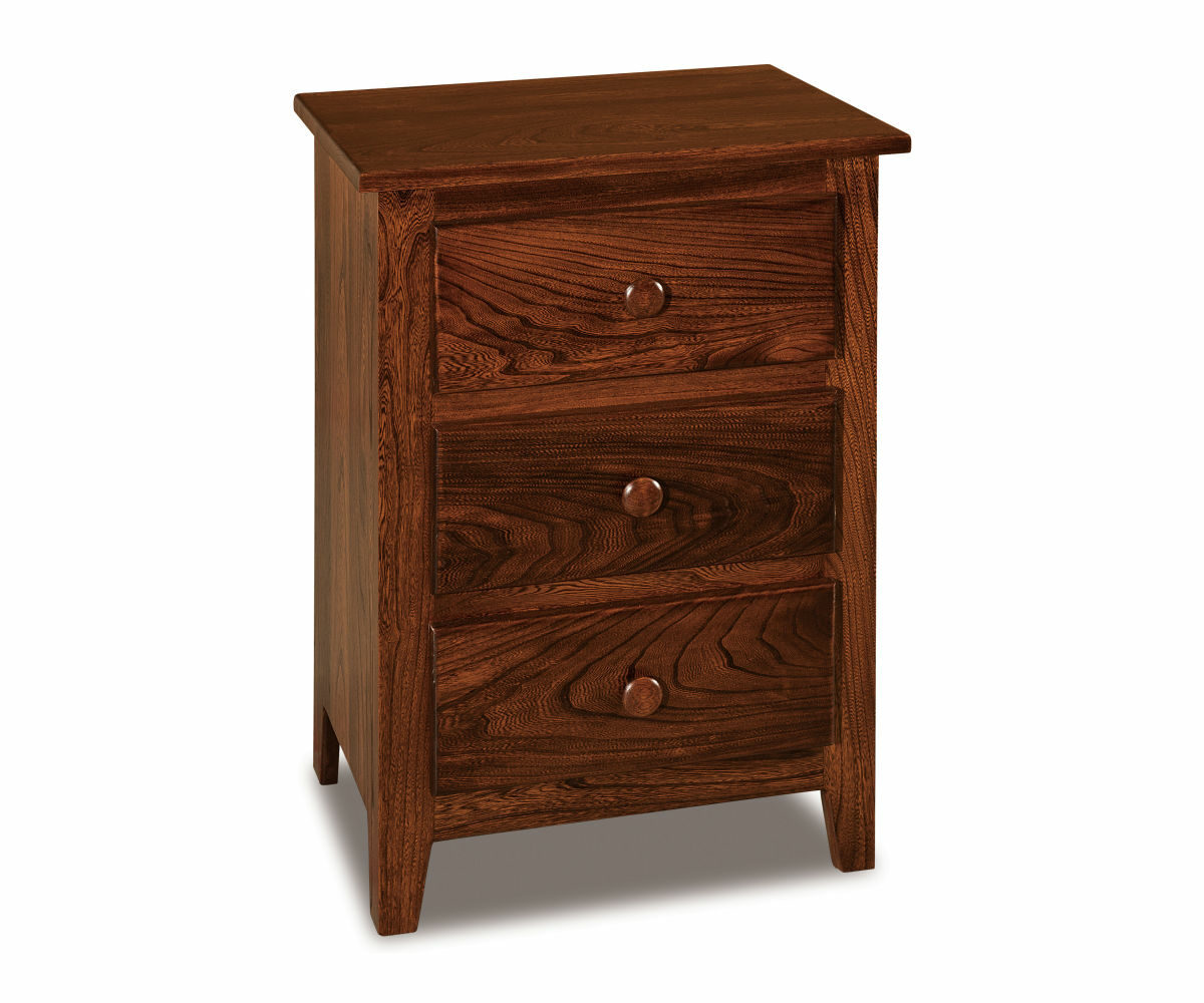 Shaker 3 Drawer Nightstand - 20"W