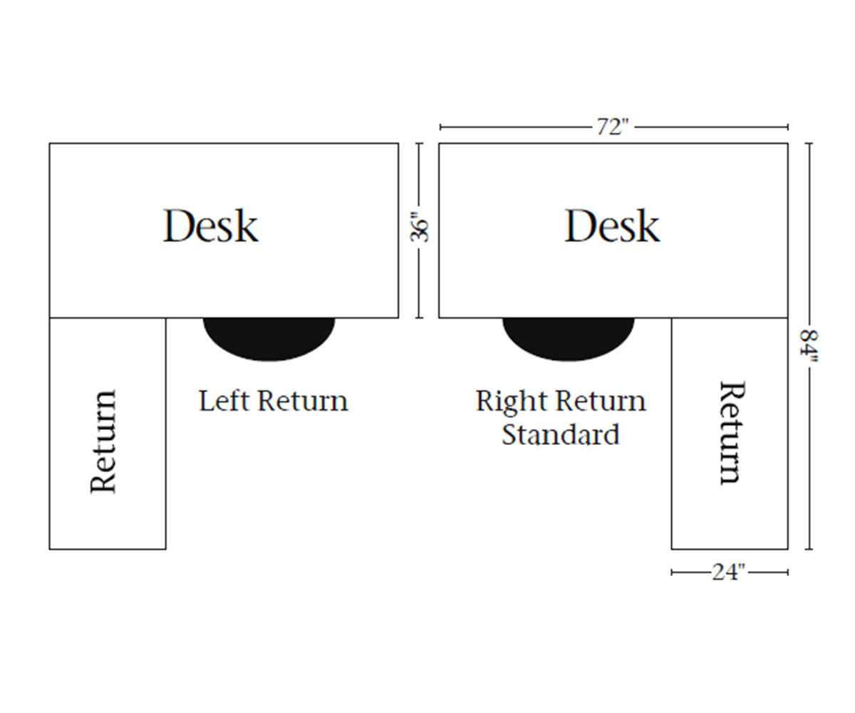 Adona Corner and Return Desk - Image 3
