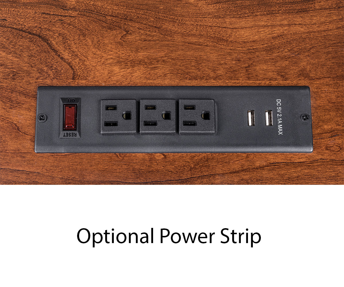 Covington U-Shaped Desk with Hutch Topper - Image 4