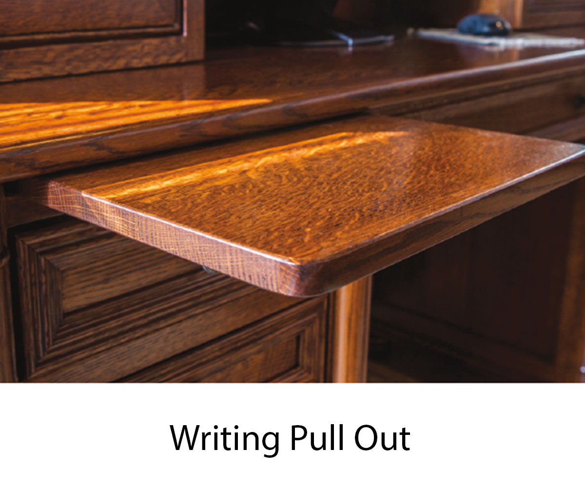 Freemont Mission Open File Desk - 67"W - Image 4