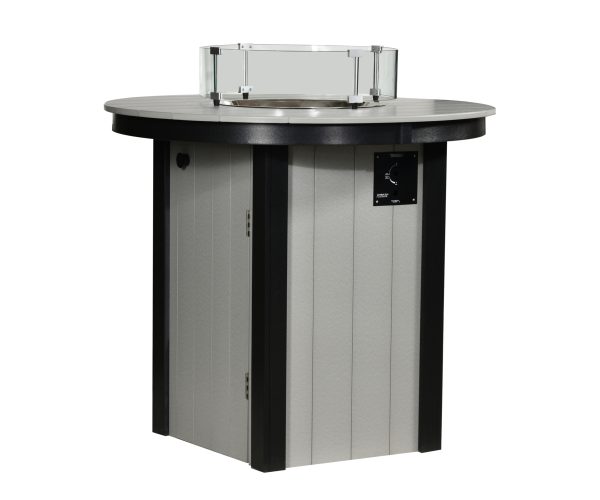 48" Round Fire Pit Balcony Height - 36"H