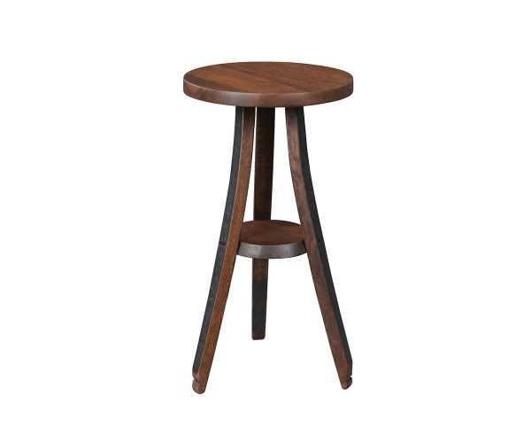 Deluxe Whiskey Barrel Round Plant Stand